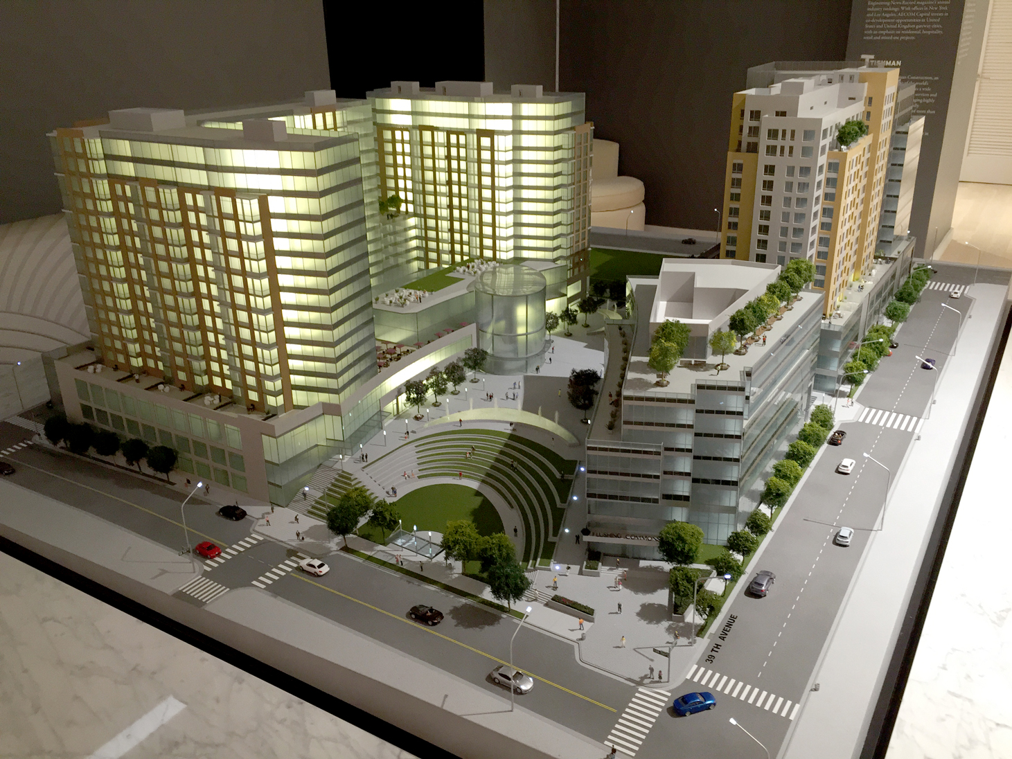 Flushing Commons Podium