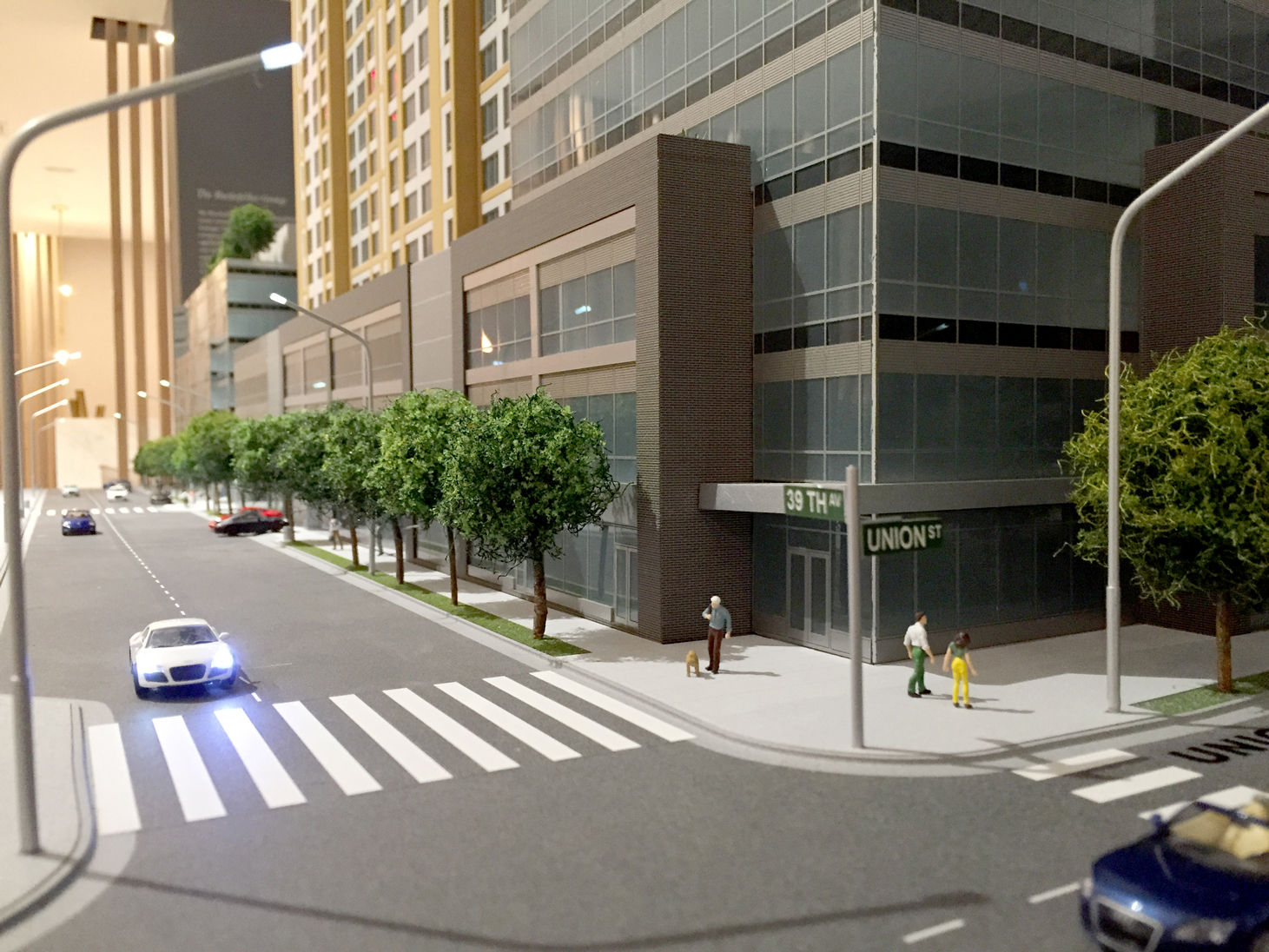 Flushing Commons Podium